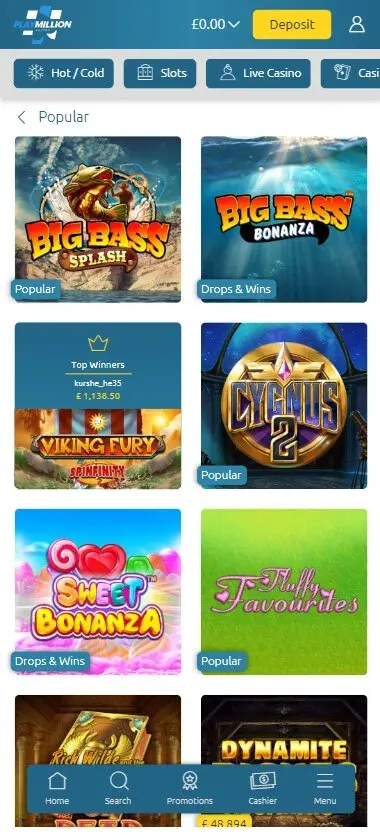 PlayMillion Screenshot 3